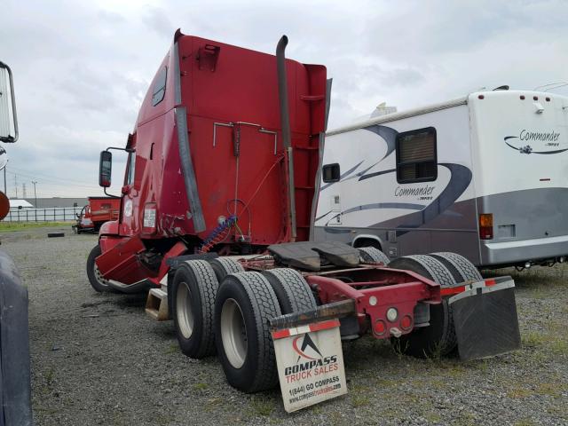 1FUJBBDR0ADAN2141 - 2010 FREIGHTLINER CONVENTION RED photo 3