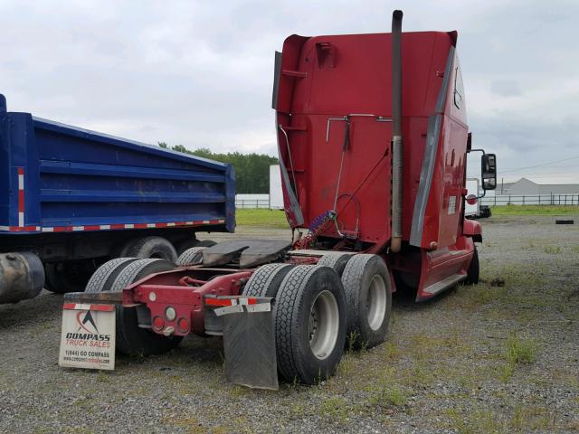 1FUJBBDR0ADAN2141 - 2010 FREIGHTLINER CONVENTION RED photo 4