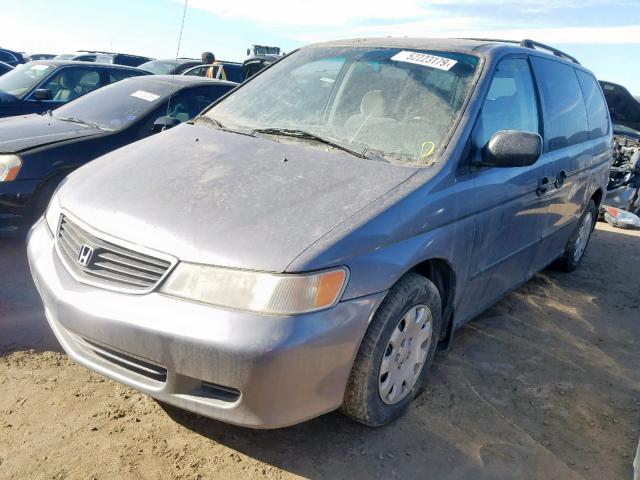 2HKRL1859YH581405 - 2000 HONDA ODYSSEY LX GRAY photo 2