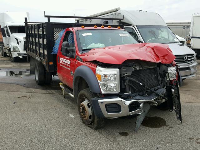 1FDUF5GTXCEA70833 - 2012 FORD F550 SUPER RED photo 1