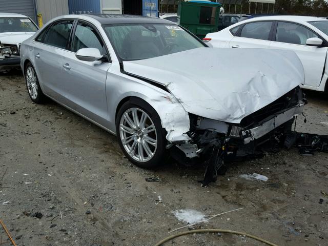 WAURGAFD3EN008930 - 2014 AUDI A8 L QUATT SILVER photo 1