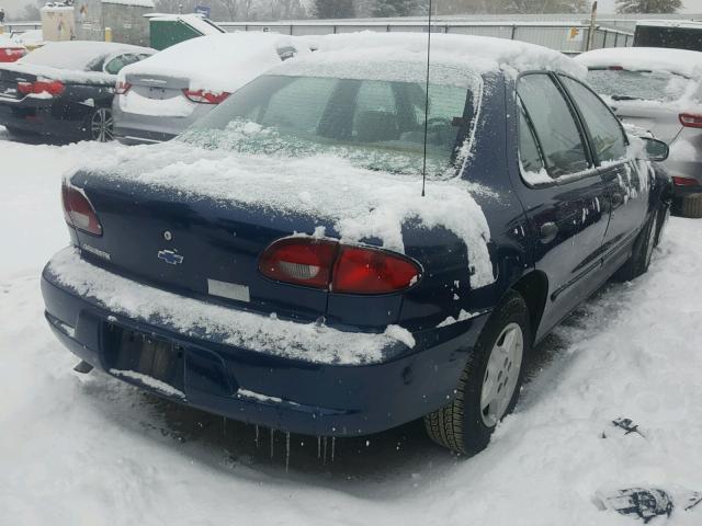 1G1JC524827202869 - 2002 CHEVROLET CAVALIER B BLUE photo 4