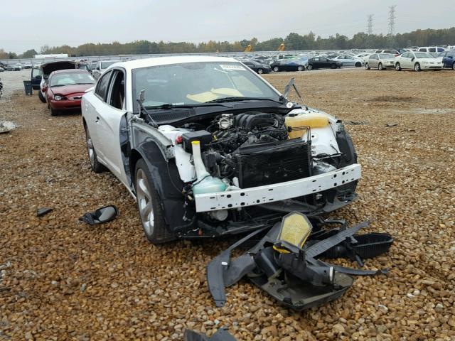 2C3CDXHG7EH164767 - 2014 DODGE CHARGER SX WHITE photo 1