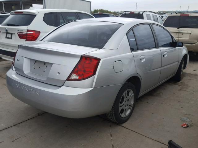 1G8AJ52F43Z109247 - 2003 SATURN ION LEVEL GRAY photo 4