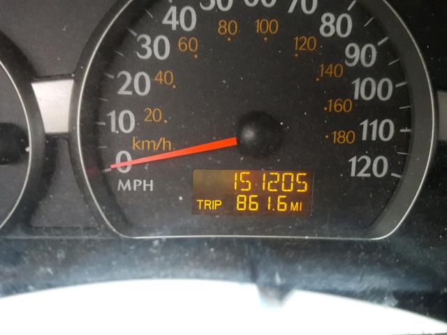 1G8AJ52F43Z109247 - 2003 SATURN ION LEVEL GRAY photo 8