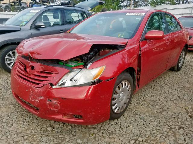 4T1BE46K79U325420 - 2009 TOYOTA CAMRY BASE RED photo 2