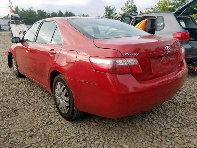 4T1BE46K79U325420 - 2009 TOYOTA CAMRY BASE RED photo 3