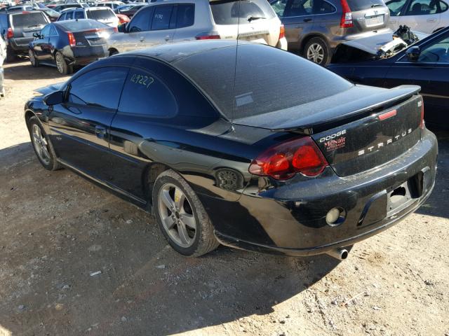 4B3AG52HX3E150267 - 2003 DODGE STRATUS R/ BLACK photo 3