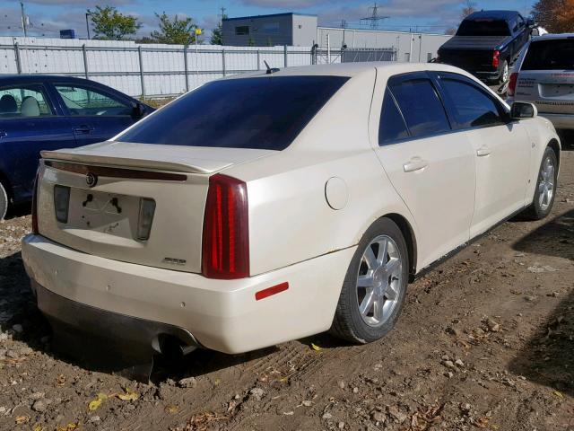 1G6DW677260102854 - 2006 CADILLAC STS WHITE photo 4