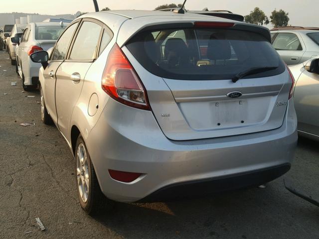 3FADP4EJ5FM167407 - 2015 FORD FIESTA SE SILVER photo 3