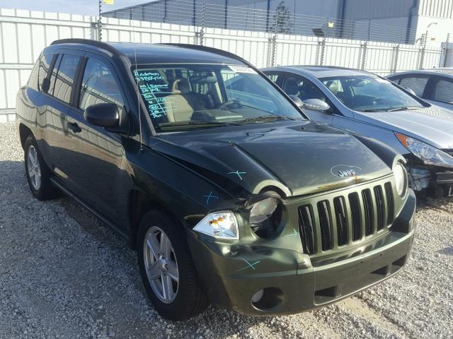 1J8FT47W37D362368 - 2007 JEEP COMPASS GREEN photo 1