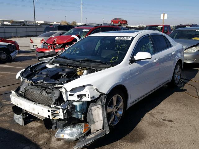 1G1ZC5E03AF242793 - 2010 CHEVROLET MALIBU 1LT WHITE photo 2