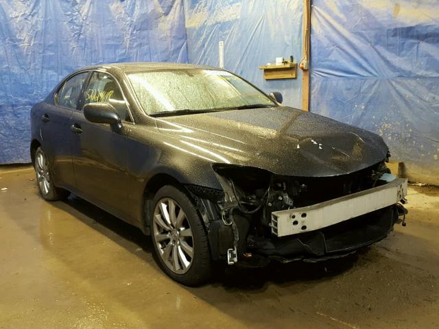 JTHCK262775011486 - 2007 LEXUS IS 250 GRAY photo 1