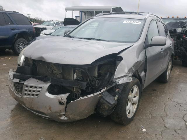 JN8AS5MT4AW505476 - 2010 NISSAN ROGUE S GRAY photo 2