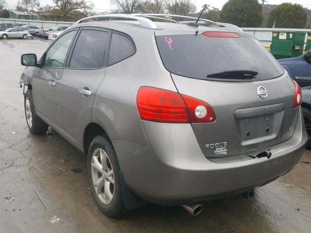 JN8AS5MT4AW505476 - 2010 NISSAN ROGUE S GRAY photo 3