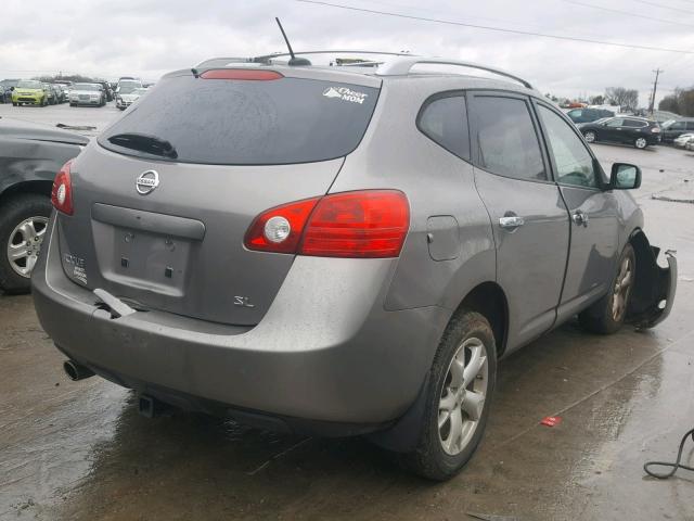 JN8AS5MT4AW505476 - 2010 NISSAN ROGUE S GRAY photo 4