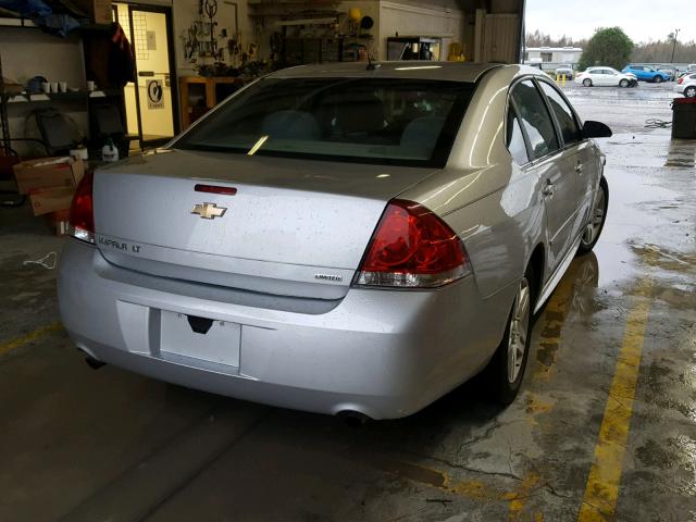 2G1WB5E39G1170983 - 2016 CHEVROLET IMPALA LIM SILVER photo 4