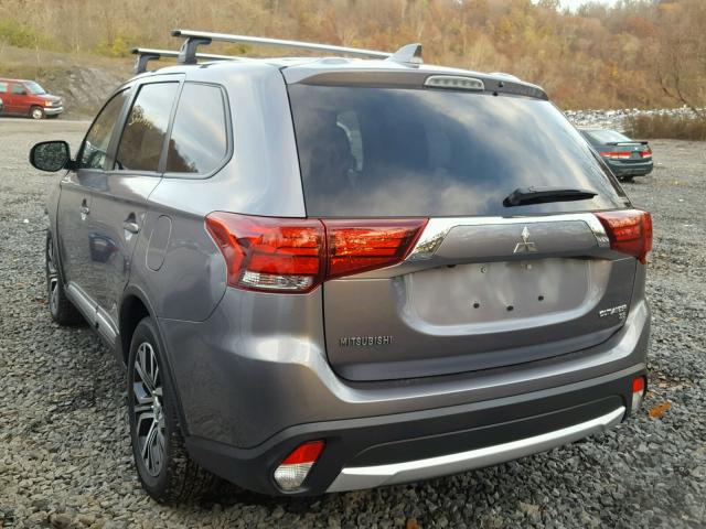 JA4AZ3A31JJ006321 - 2018 MITSUBISHI OUTLANDER GRAY photo 3