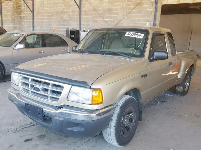 1FTYR14E71TA90624 - 2001 FORD RANGER SUP GOLD photo 2