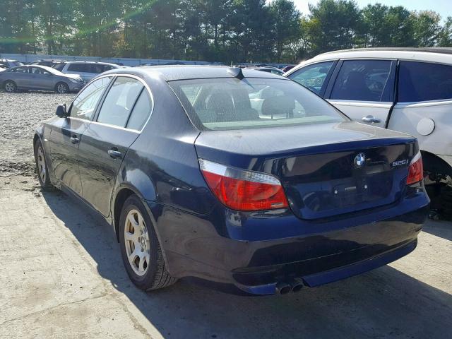 WBANA53544B854276 - 2004 BMW 525 I BLUE photo 3