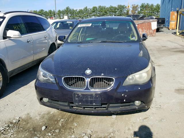 WBANA53544B854276 - 2004 BMW 525 I BLUE photo 9