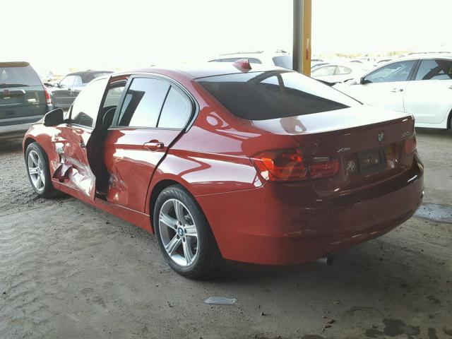 WBA3C3G50FNT53693 - 2015 BMW 320 I RED photo 3