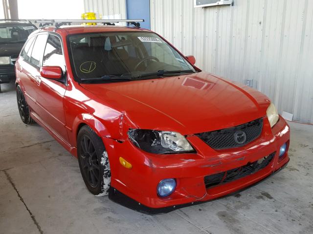 JM1BJ245521528847 - 2002 MAZDA PROTEGE PR RED photo 1