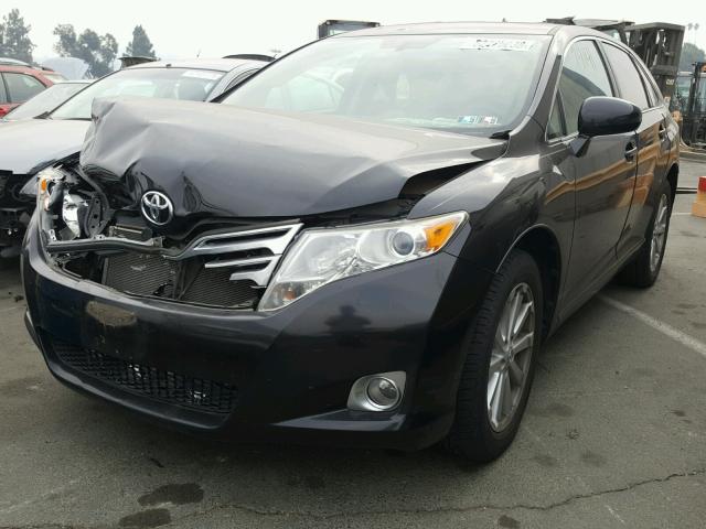 4T3BA3BB5AU016990 - 2010 TOYOTA VENZA BASE BLACK photo 2