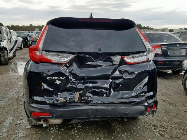 5J6RW1H81HL006593 - 2017 HONDA CR-V EXL BLACK photo 9