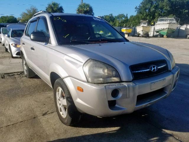 KM8JM12B45U102989 - 2005 HYUNDAI TUCSON GL SILVER photo 1