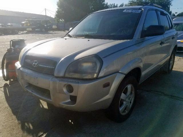 KM8JM12B45U102989 - 2005 HYUNDAI TUCSON GL SILVER photo 2