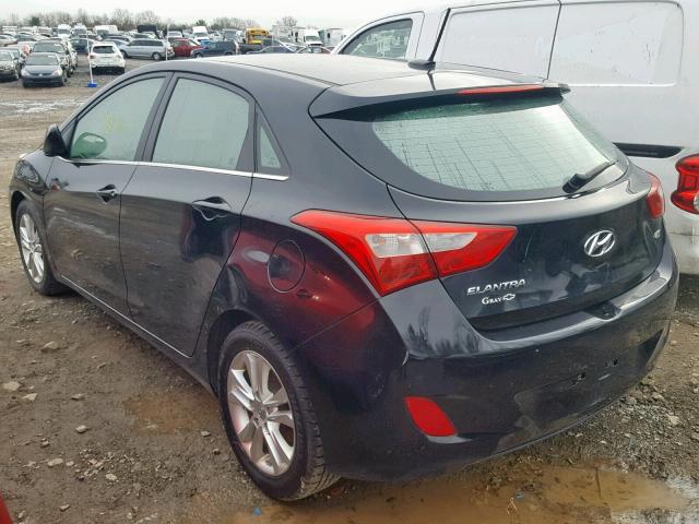 KMHD35LH4FU242584 - 2015 HYUNDAI ELANTRA GT BLACK photo 3