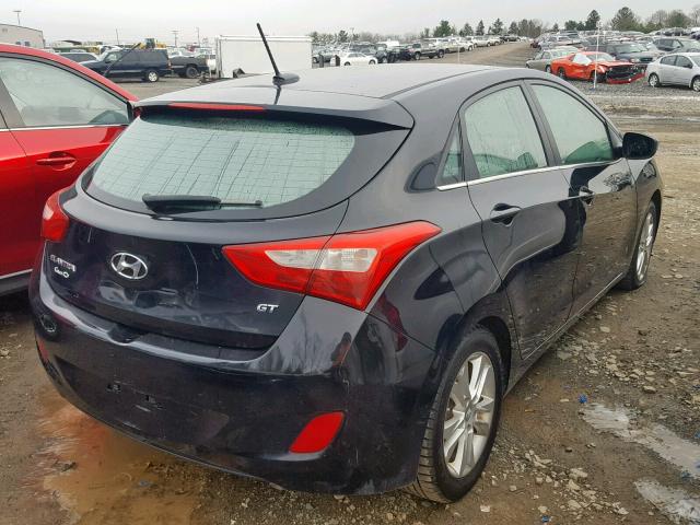 KMHD35LH4FU242584 - 2015 HYUNDAI ELANTRA GT BLACK photo 4