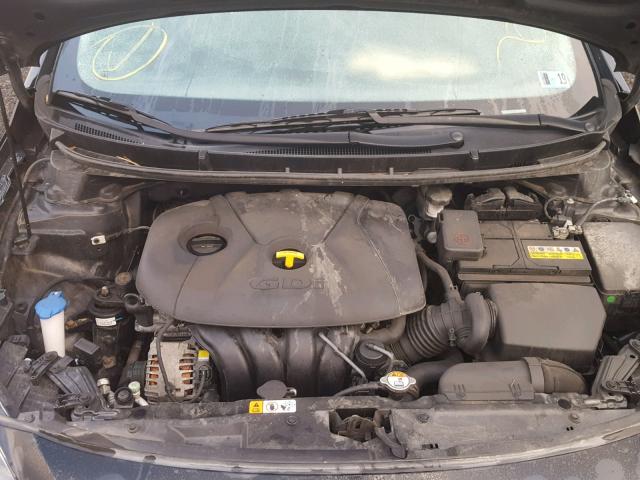 KMHD35LH4FU242584 - 2015 HYUNDAI ELANTRA GT BLACK photo 7