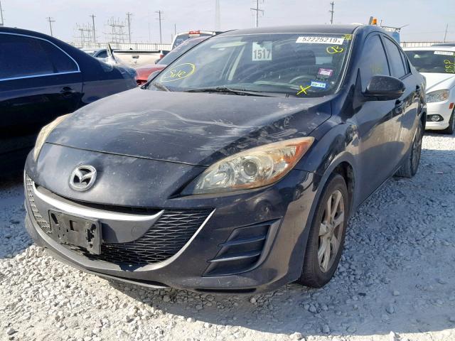 JM1BL1SF3A1140224 - 2010 MAZDA 3 I BLACK photo 2