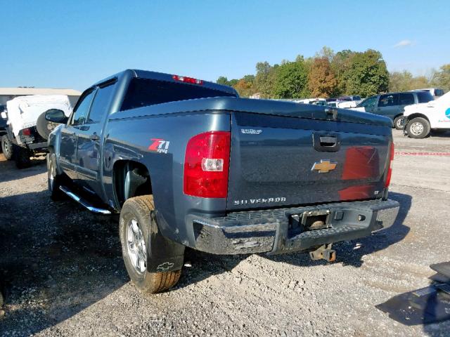 2GCEK13M481139732 - 2008 CHEVROLET SILVERADO BLUE photo 3