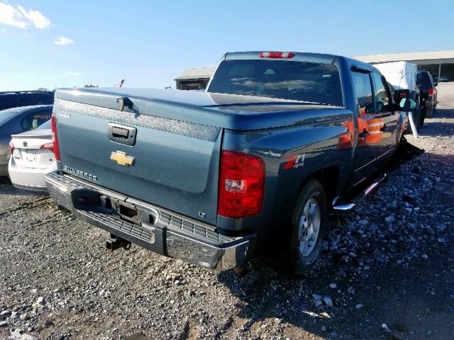 2GCEK13M481139732 - 2008 CHEVROLET SILVERADO BLUE photo 4