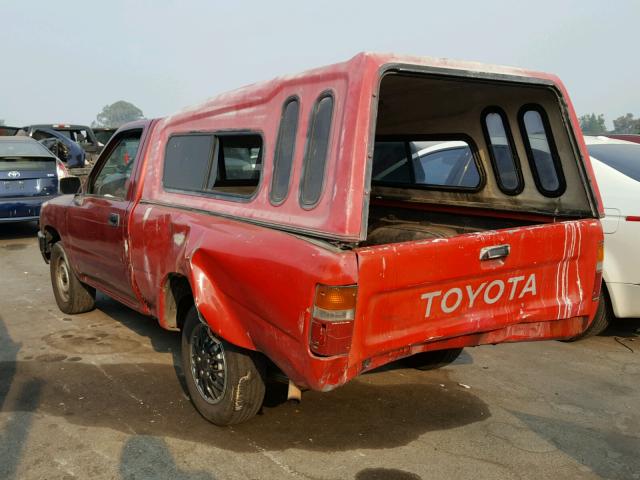 JT4RN81A0N0102713 - 1992 TOYOTA PICKUP 1/2 RED photo 3