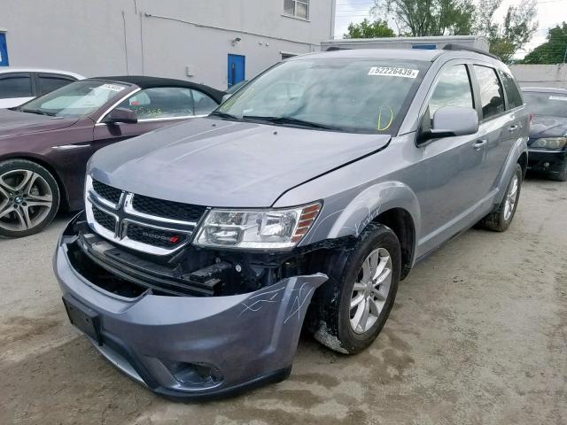 3C4PDDBG2FT660377 - 2015 DODGE JOURNEY SILVER photo 2