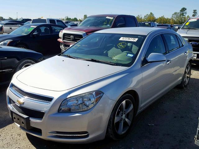 1G1ZC5EU8CF138533 - 2012 CHEVROLET MALIBU 1LT ვერცხლისფერი ფოტო 2
