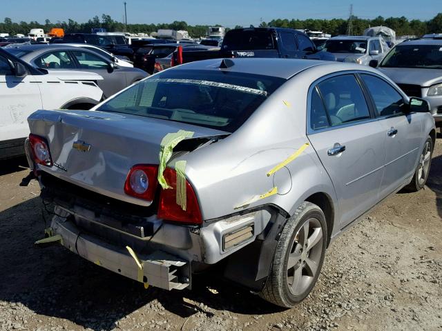 1G1ZC5EU8CF138533 - 2012 CHEVROLET MALIBU 1LT ვერცხლისფერი ფოტო 4