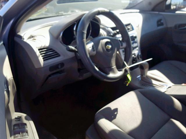 1G1ZC5EU8CF138533 - 2012 CHEVROLET MALIBU 1LT ვერცხლისფერი ფოტო 9