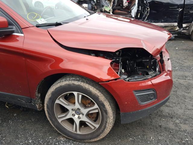 YV4902DZ3D2367185 - 2013 VOLVO XC60 T6 MAROON photo 9