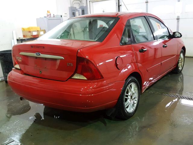 1FAFP3839YW422997 - 2000 FORD FOCUS ZTS RED photo 4