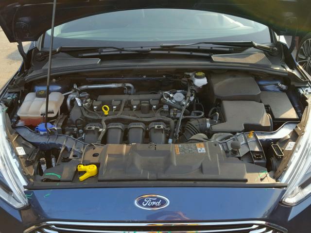 1FADP3N29JL233602 - 2018 FORD FOCUS TITA BLUE photo 7