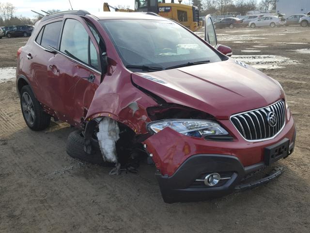 KL4CJBSB7EB672180 - 2014 BUICK ENCORE CON RED photo 1