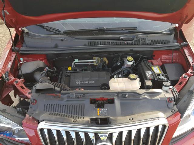 KL4CJBSB7EB672180 - 2014 BUICK ENCORE CON RED photo 7