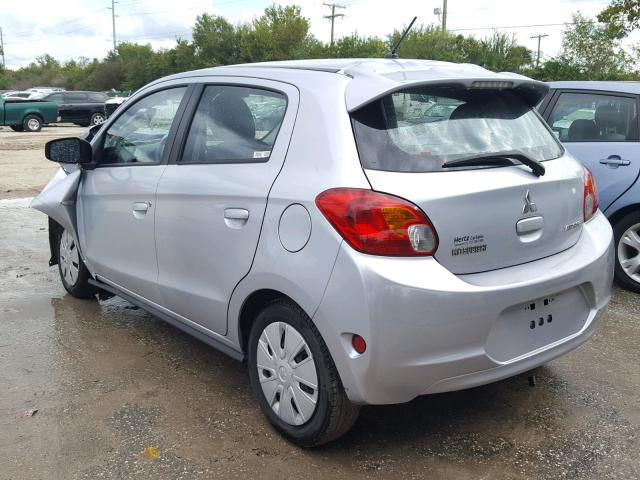 ML32A3HJ8FH046208 - 2015 MITSUBISHI MIRAGE DE SILVER photo 3