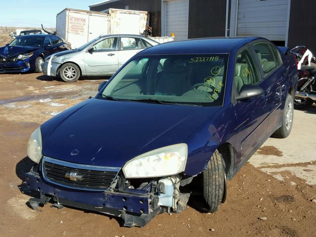1G1ZS58F77F140148 - 2007 CHEVROLET MALIBU LS ლურჯი ფოტო 2