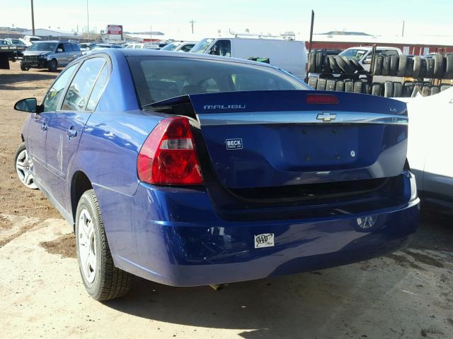1G1ZS58F77F140148 - 2007 CHEVROLET MALIBU LS ლურჯი ფოტო 3